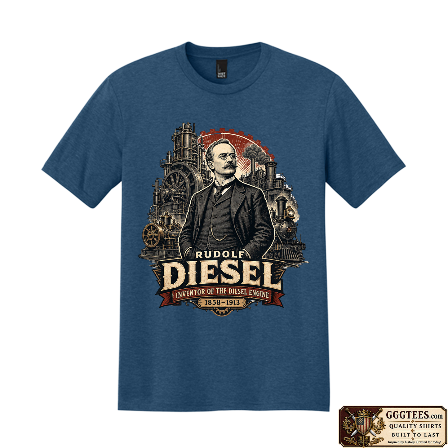 Rudolf Diesel Tri-Blend Shirt