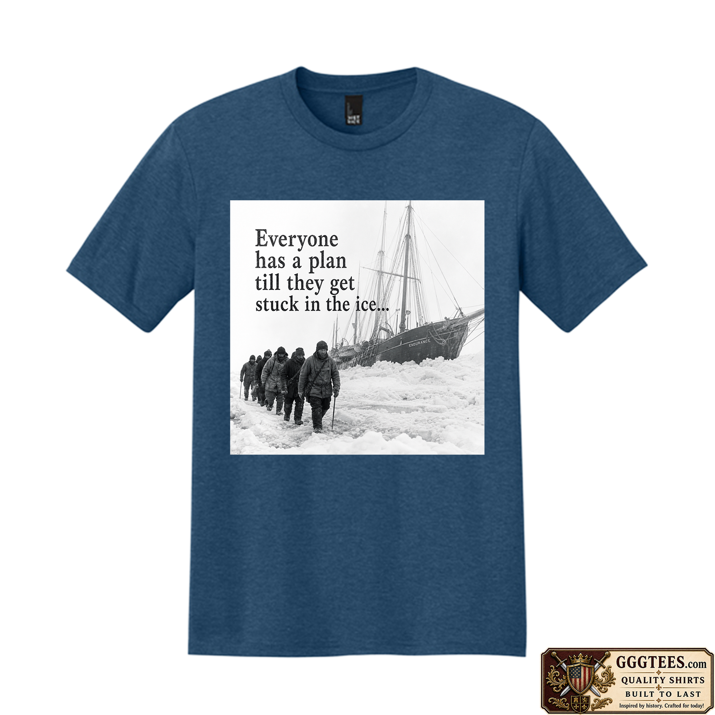 Shackleton Everyone Has A Plan Tri-Blend Shirt