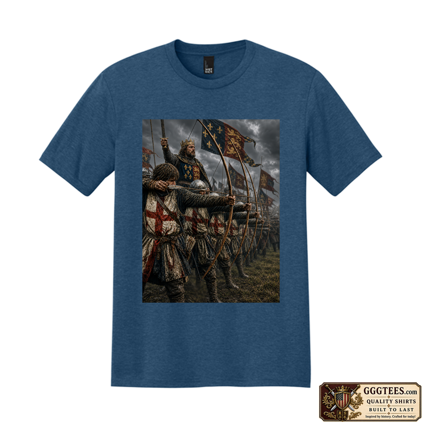 Edward III Longbows Tri-Blend Shirt