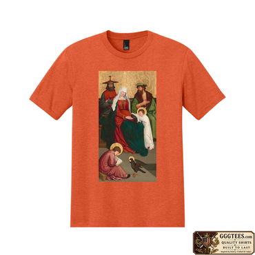 Saint Mary Salome and Her Family by Bernhard StrigelTri-Blend Shirt