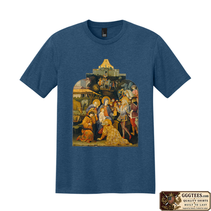 Adoration of the Magi – Gentile da Fabriano (1423) Tri-Blend Shirt