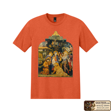 Adoration of the Magi – Gentile da Fabriano (1423) Tri-Blend Shirt