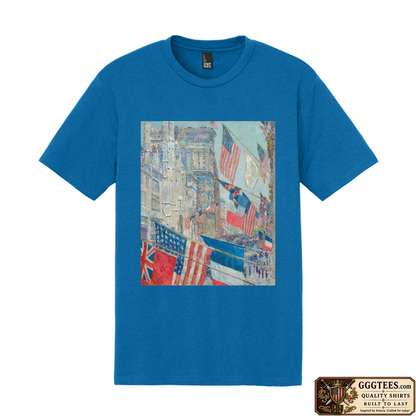 Allies Day, May 1917 – Childe Hassam Tri-Blend Shirt