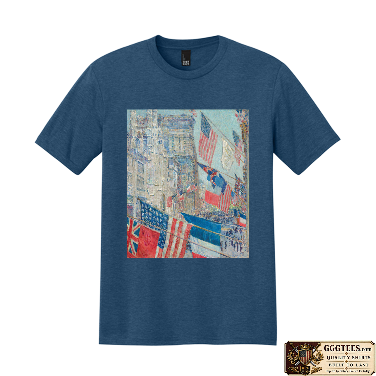 Allies Day, May 1917 – Childe Hassam Tri-Blend Shirt