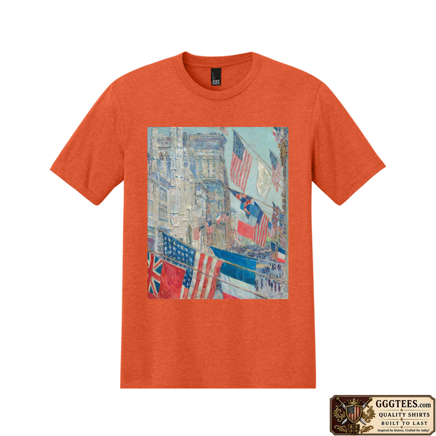 Allies Day, May 1917 – Childe Hassam Tri-Blend Shirt