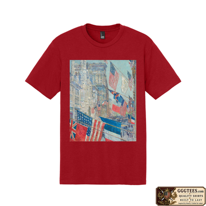 Allies Day, May 1917 – Childe Hassam Tri-Blend Shirt