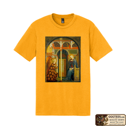 The Annunciation by Masolino da Panicale Tri-Blend Shirt