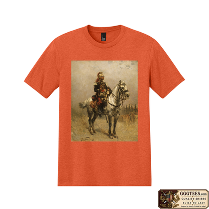 Calvaryman by Adolphe de Neuville Tri-Blend Shirt