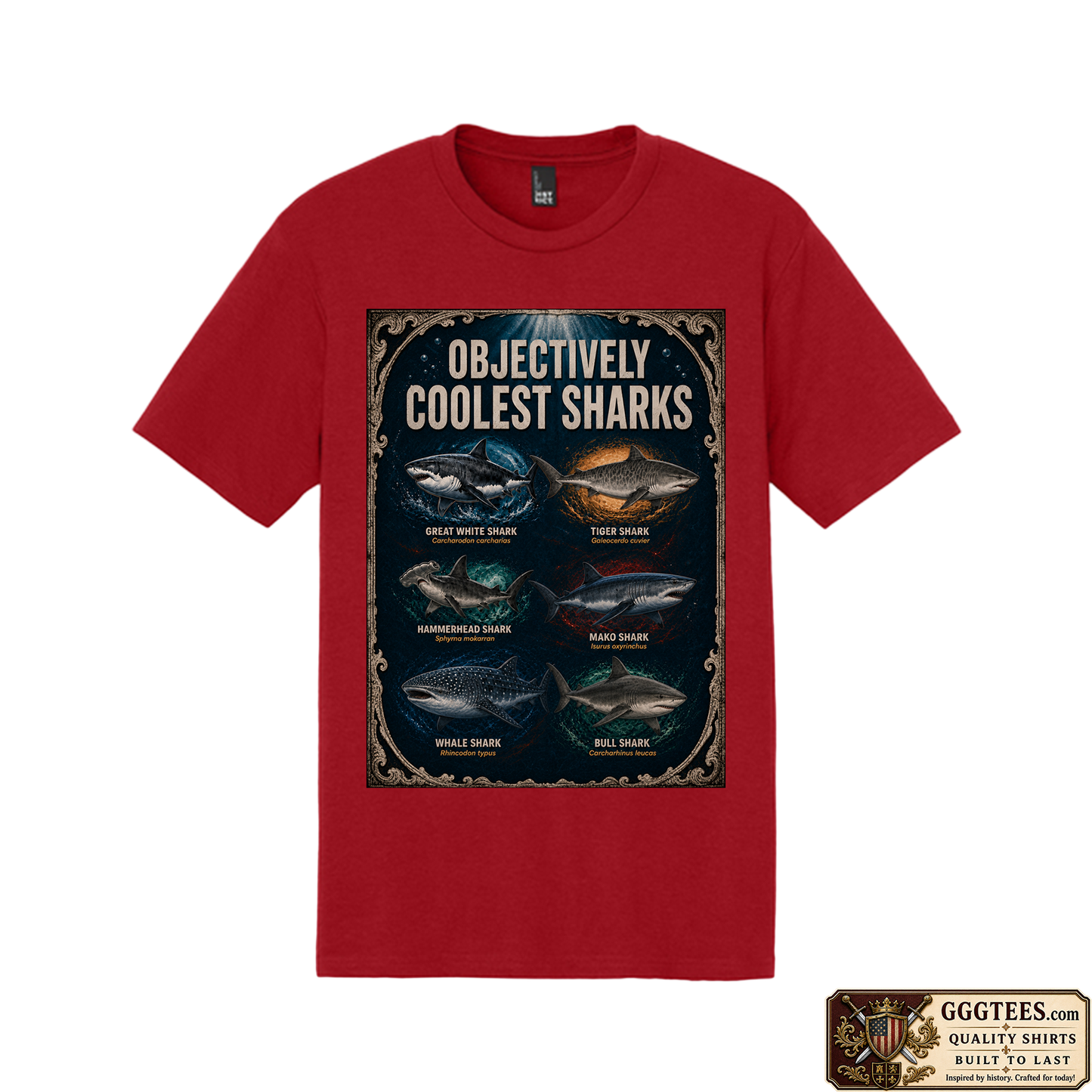 Cool Sharks Tri-Blend Shirt