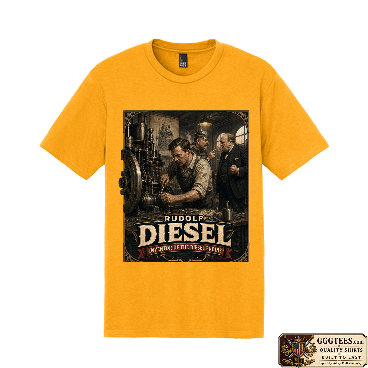 Rudolf Diesel Churchill Bismarck Tri-Blend Shirt