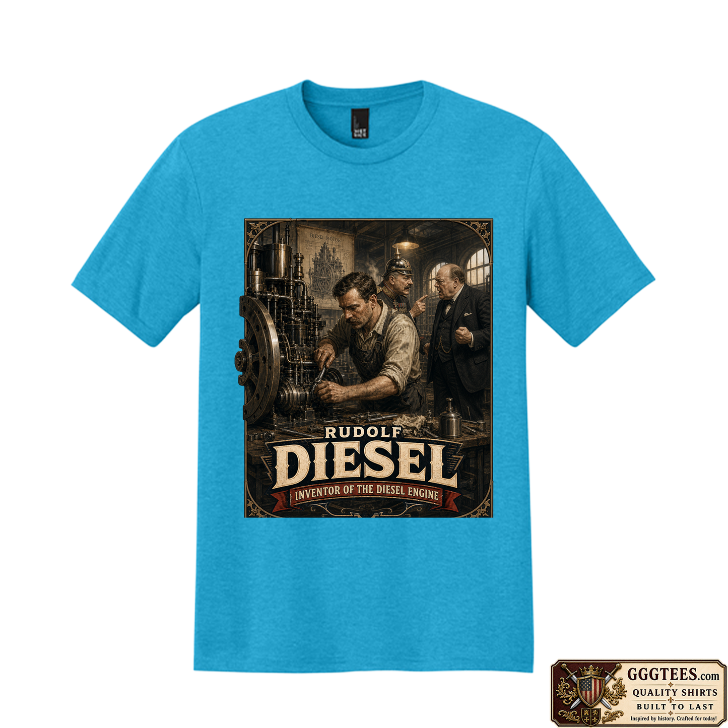 Rudolf Diesel Churchill Bismarck Tri-Blend Shirt