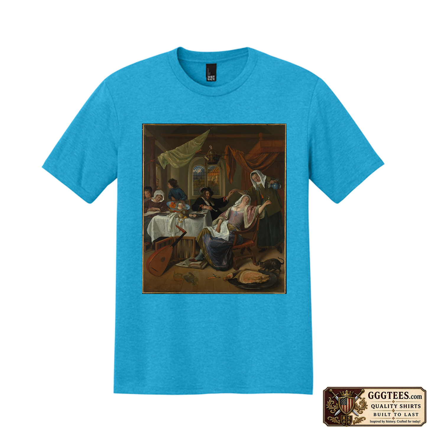 Dissolute Household by Jan Steen Tri-Blend Shirt