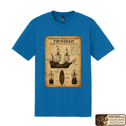 Ferdinand Magellan's Ship Tri-Blend Shirt