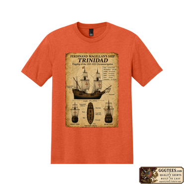 Ferdinand Magellan's Ship Tri-Blend Shirt