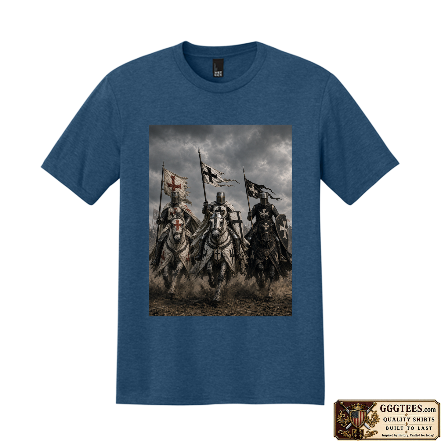 Medieval Knights Tri-Blend Shirt