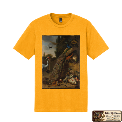 Peacock Garden by Melchior d'Hondecoeter Tri-Blend Shirt