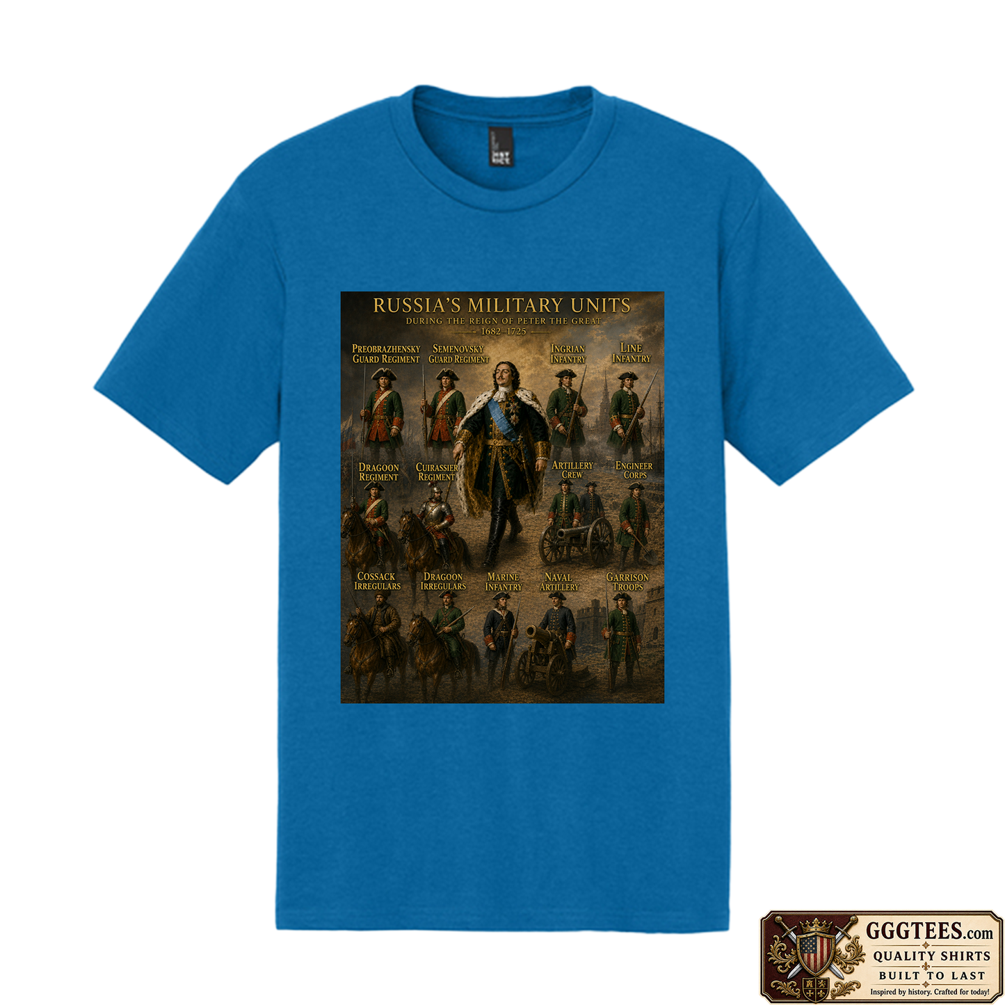 Peter The Great's Military Units Tri-Blend Shirt