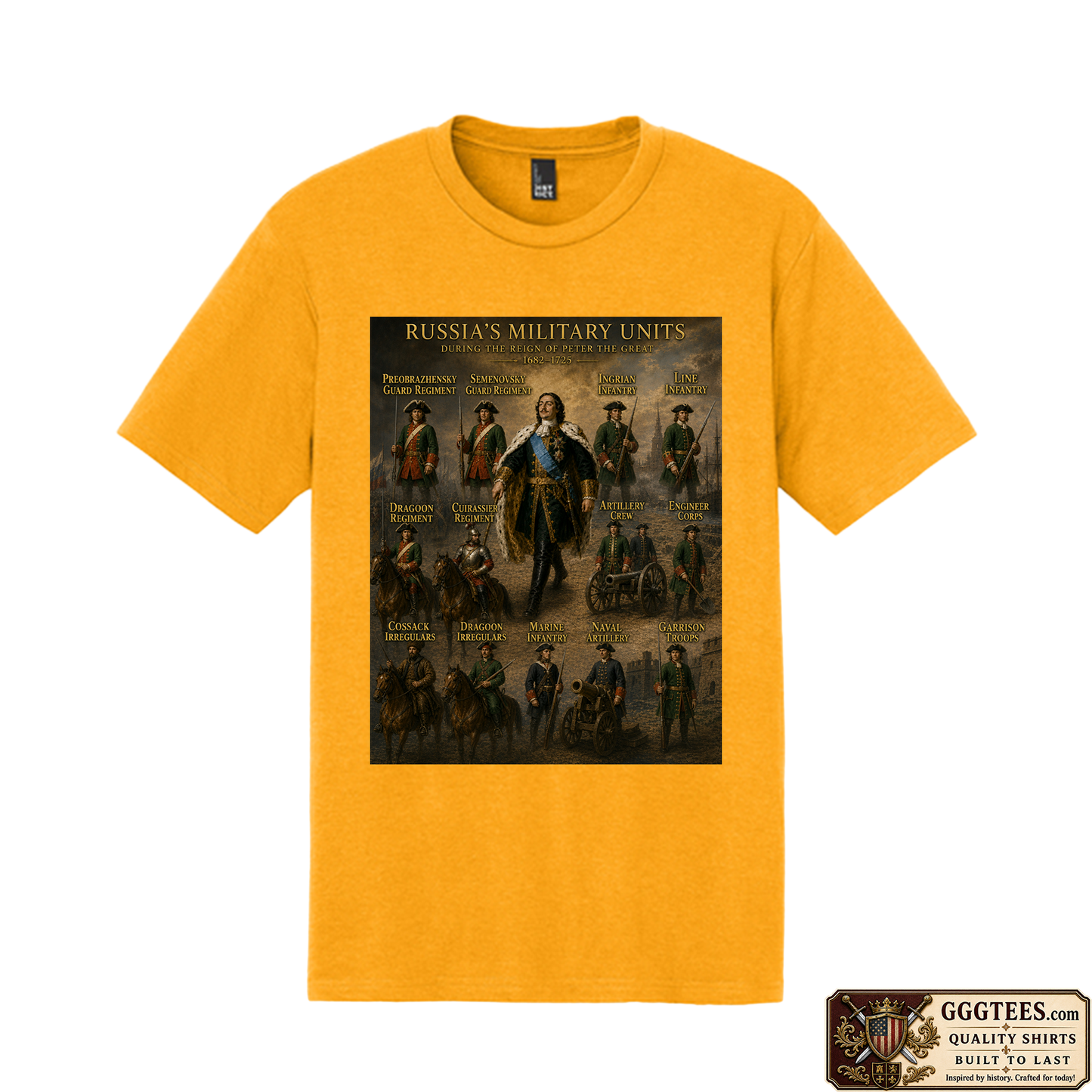 Peter The Great's Military Units Tri-Blend Shirt