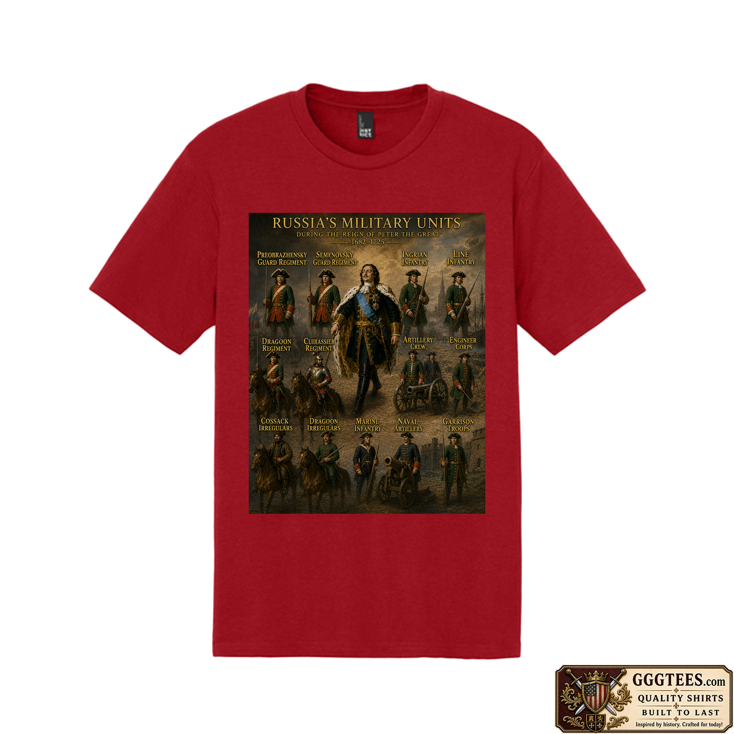 Peter The Great's Military Units Tri-Blend Shirt