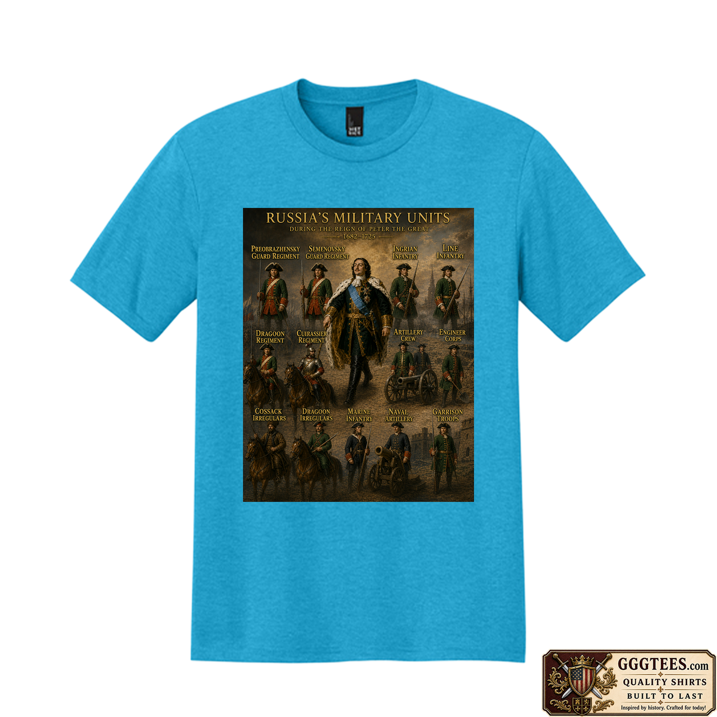 Peter The Great's Military Units Tri-Blend Shirt