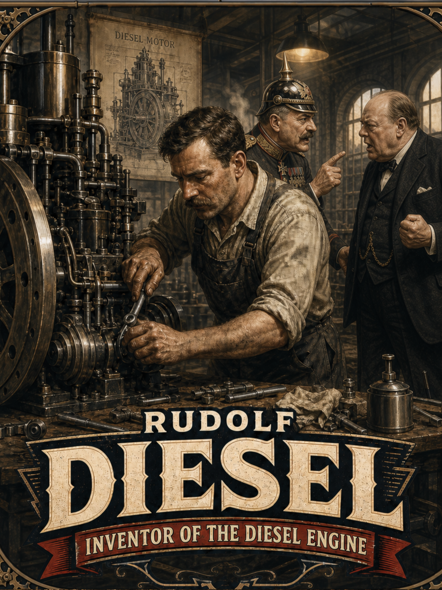 Rudolf Diesel Poster