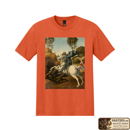 Saint George and the Dragon by Raphael Tri-Blend Shirt