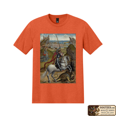 Saint George and the Dragon by Rogier van der Weyden Tri-Blend Shirt
