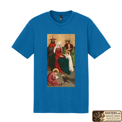 Saint Mary Salome and Her Family by Bernhard StrigelTri-Blend Shirt
