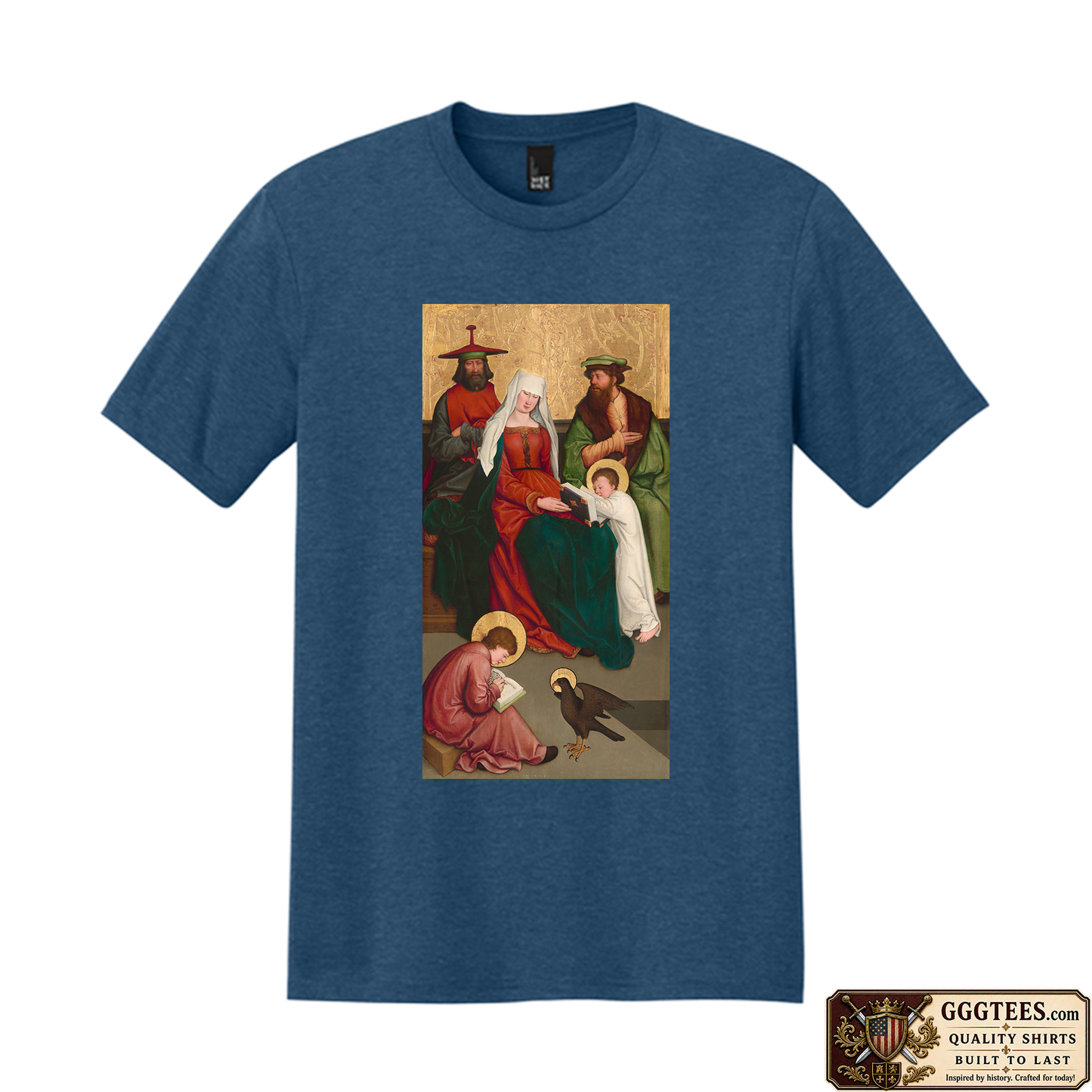 Saint Mary Salome and Her Family by Bernhard StrigelTri-Blend Shirt