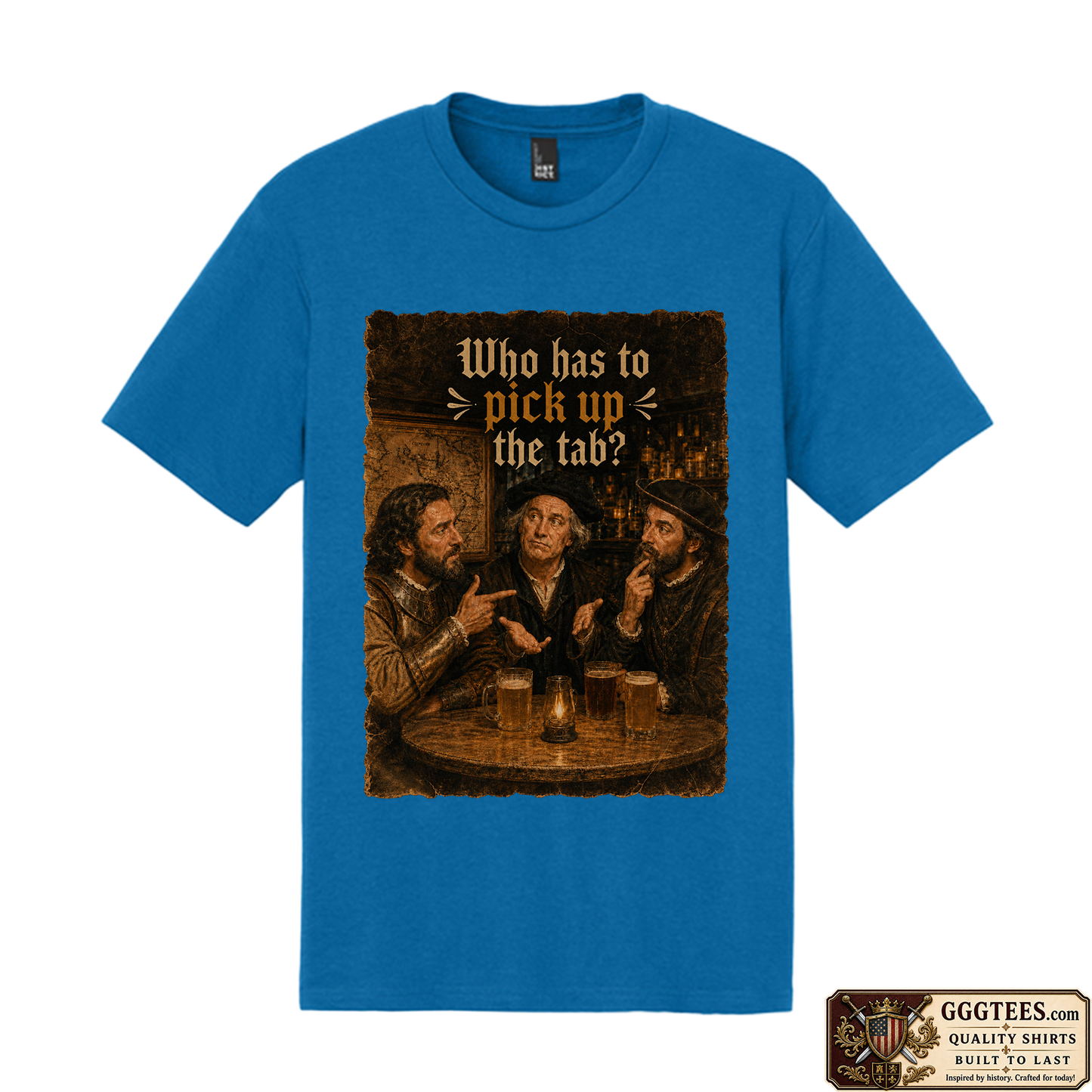 3 Explorers At A Bar Tri-Blend Shirt