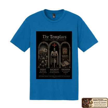 Templar Pillars Tri-Blend Shirt