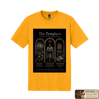Templar Pillars Tri-Blend Shirt